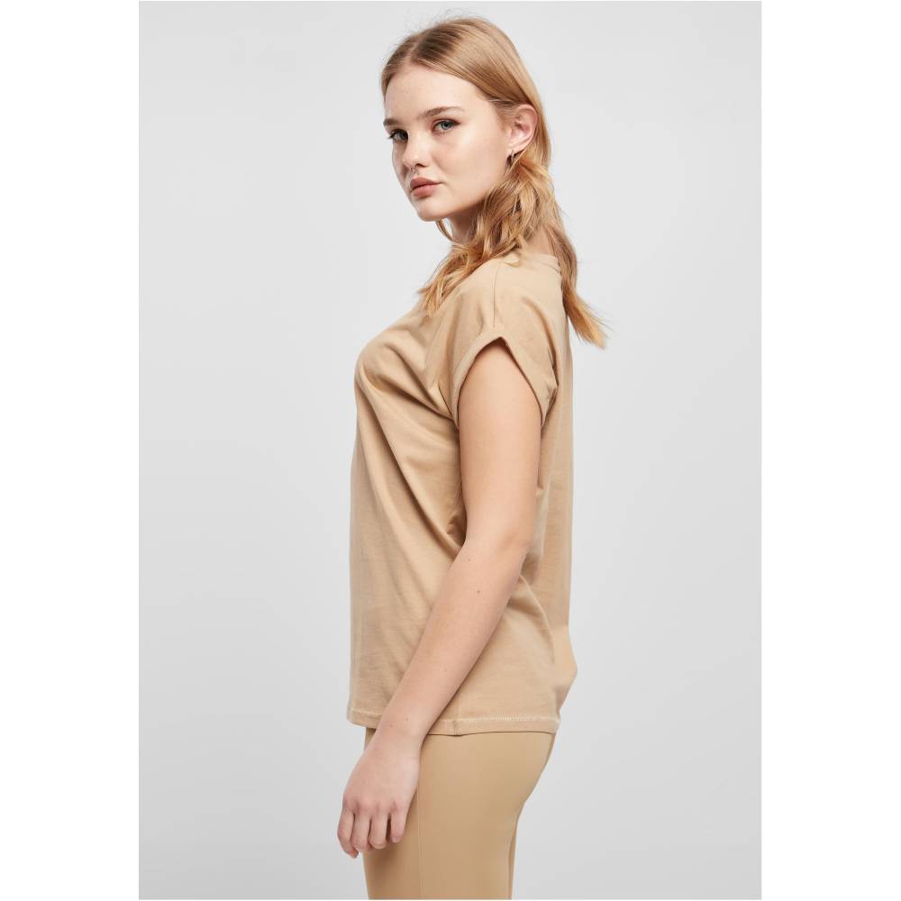Urban Classics - Extended Shoulder Top - Beige